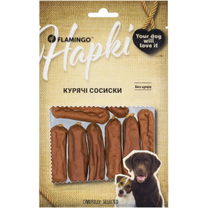 Flamingo Курячі сосиски для собак 75 GR