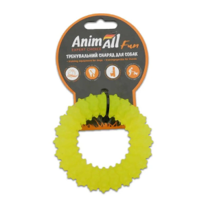 AnimAll Фан 88161 кільце з шипами 9 см жовте AnimAll Фан 88161 кільце з шипами 9 см жовте