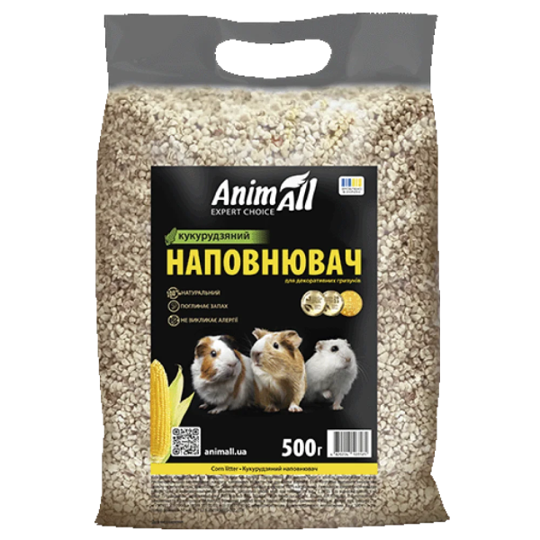 Animall Наповнювач кукурудзяний для гризунів, 0,5кг