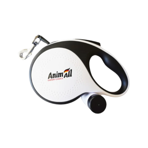 AnimAll рулетка-повідець з диспенсером L до 50 кг/5 метрів біла, MS7016-B, (Х/24/Х) AnimAll рулетка-повідець з диспенсером L до 50 кг/5 метрів біла, MS7016-B, (Х/24/Х)