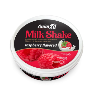 AnimAll MilkShake додатковий корм зі смаком малини, 30 г AnimAll MilkShake додатковий корм зі смаком малини, 30 г