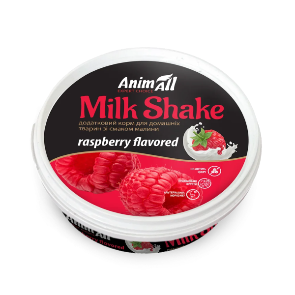 AnimAll MilkShake додатковий корм зі смаком малини, 30 г