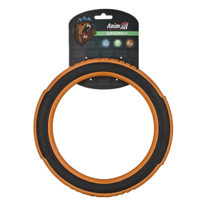 Іграшка для собак AnimAll GrizZzly Супер-кільце помаранчеве L 24х24х3,25 см Іграшка для собак AnimAll GrizZzly Супер-кільце помаранчеве L 24х24х3,25 см