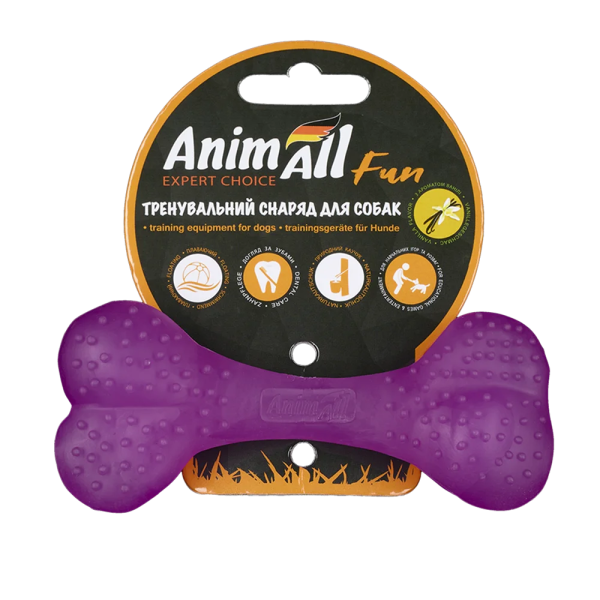 AnimAll Фан 88114 кістка 12 см фіолетова
