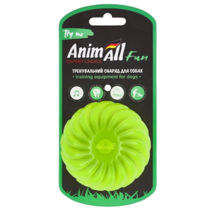 М'яч хвиля з пищалкою AnimAll Fun жовтий 75 мм TPR для собак і котів М'яч хвиля з пищалкою AnimAll Fun жовтий 75 мм TPR для собак і котів