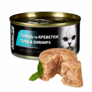 АнімАлл вологий корм Пауч для котів Тунець з куркою, 80г АнімАлл вологий корм Пауч для котів Тунець з куркою, 80г