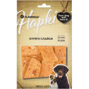 Flamingo Курячі слайси для собак 75 GR
