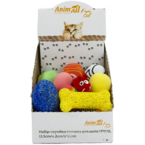 AnimAll Фан VP020 набір-коробка іграшок для котів- 30 од. AnimAll Фан VP020 набір-коробка іграшок для котів- 30 од.