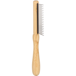 Flamingo 523066 Гребінець BAMBOO з короткими/довгими зубчиками для собак, зубів 17/18шт|21х4,1см