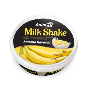 AnimAll MilkShake додатковий корм зі смаком банана, 30 г AnimAll MilkShake додатковий корм зі смаком банана, 30 г