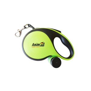 AnimAll рулетка-повідець з диспенсером L до 50 кг/5 метрів зелена, MS7016-B, (Х/24/Х) AnimAll рулетка-повідець з диспенсером L до 50 кг/5 метрів зелена, MS7016-B, (Х/24/Х)