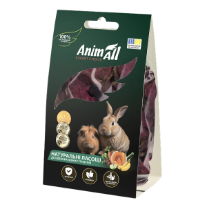AnimAll Ласощі для гризунів, 50 г. Cушений буряк