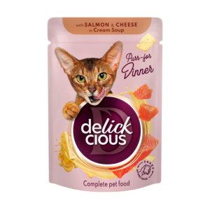 Del Пауч кот. лосось та сир в крем-супі 12х85 г