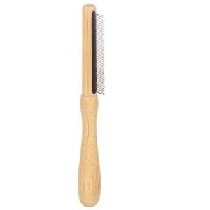 Flamingo 523065 Гребінець BAMBOO для вичісування бліх та гнид, зубів 69шт|21х3,5см