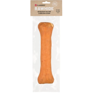 Flamingo ЖУВАЛЬНІ КІСТКИ ДЛЯ СОБАК З М'ЯСОМ КУРКИ 330G-25CM. 330g Flamingo ЖУВАЛЬНІ КІСТКИ ДЛЯ СОБАК З М'ЯСОМ КУРКИ 330G-25CM. 330g