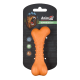 Іграшка для собак AnimAll GrizZzly Кістка шипована помаранчева 11х4,7х4 см