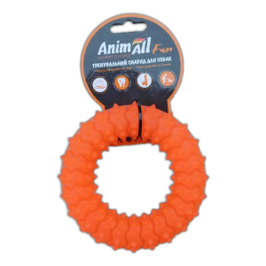 AnimAll Фан 88152 кільце з шипами 12 см помаранчеве AnimAll Фан 88152 кільце з шипами 12 см помаранчеве