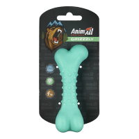 Іграшка для собак AnimAll GrizZzly Кістка шипована м’ятна 11х4,7х4 см