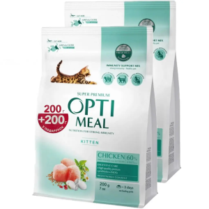 Opt Пакет кот. для кошенят курка (200+200) 6x0.4 кг Opt Пакет кот. для кошенят курка (200+200) 6x0.4 кг
