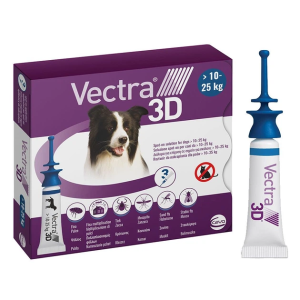 CEVA ВЕКТРА 3D 10.1 - 25.0 кг (3 х 3,6мл)