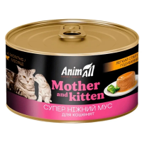 АнімАлл вологий корм для котів та кошенят легкий старт годування, 195г АнімАлл вологий корм для котів та кошенят легкий старт годування, 195г
