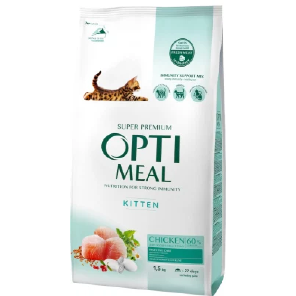 Opt Пакет кот. для кошенят курка 4x1.5 кг