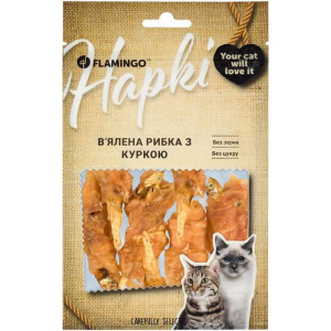 Flamingo В'ялена рибка з куркою для котів 50 GR