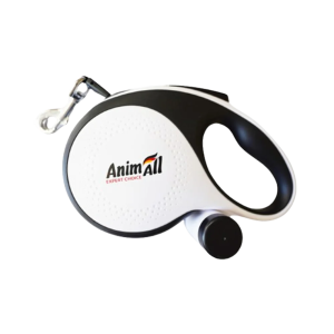 AnimAll рулетка-повідець з диспенсером XL до 50 кг/8 метрів біла, MS7016-B, (Х/24/Х) AnimAll рулетка-повідець з диспенсером XL до 50 кг/8 метрів біла, MS7016-B, (Х/24/Х)