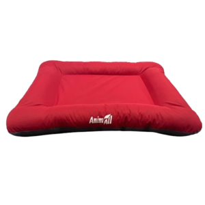Лежак AnimAll Super Max M червоний (80x65 см) з водонепроникного поліестеру з гіпоалергенним наповнювачем