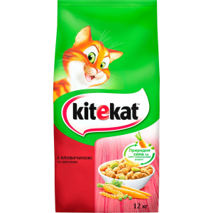 KITEKAT яловичина з овочами 12кг